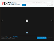 Tablet Screenshot of fdzmarketing.com